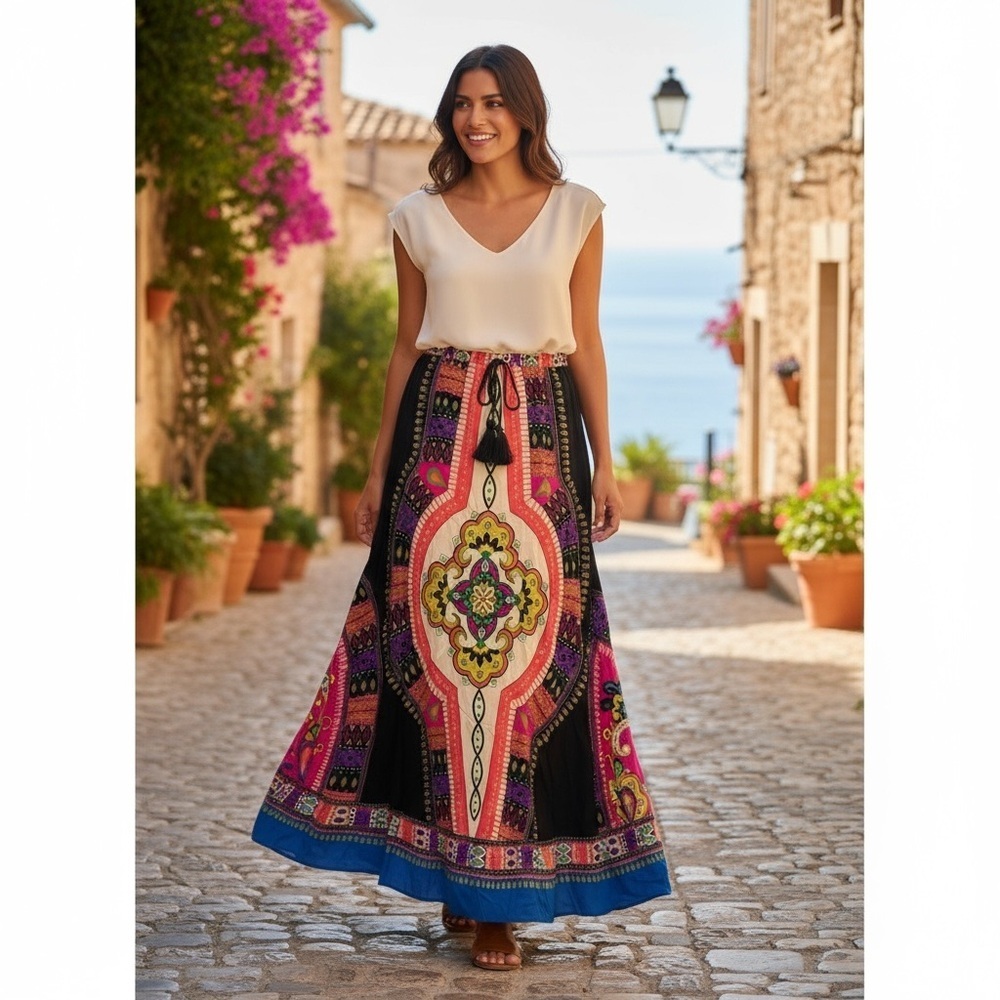 Women's Flying Tomato Long Maxi
Skirt Size Small